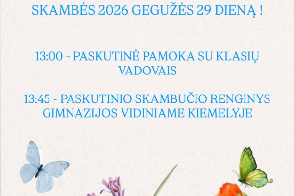 Paskutinio skambučio šventė